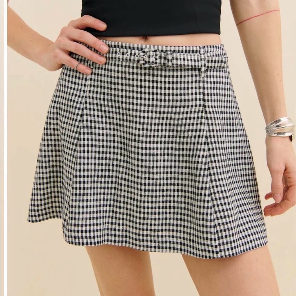 Reformation Rory Linen Skirt